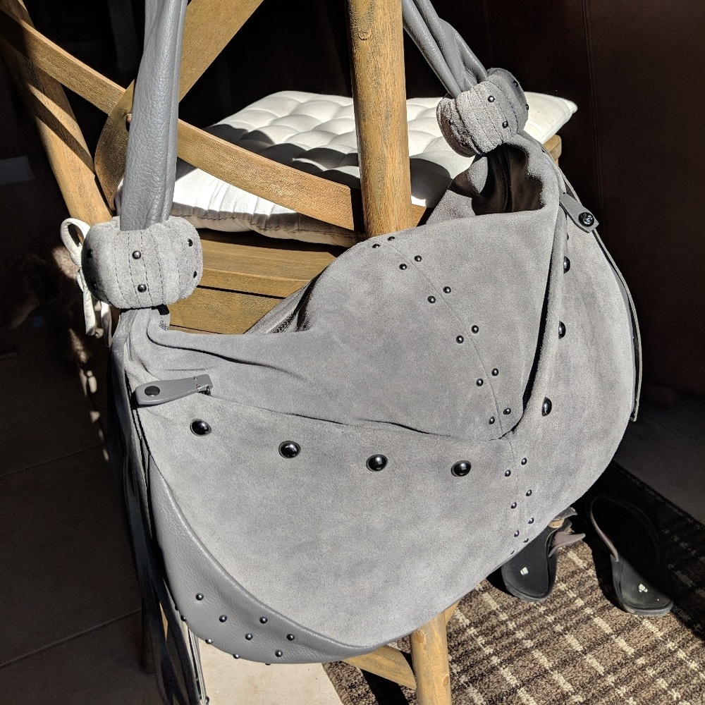Queen Collection Suede Hobo